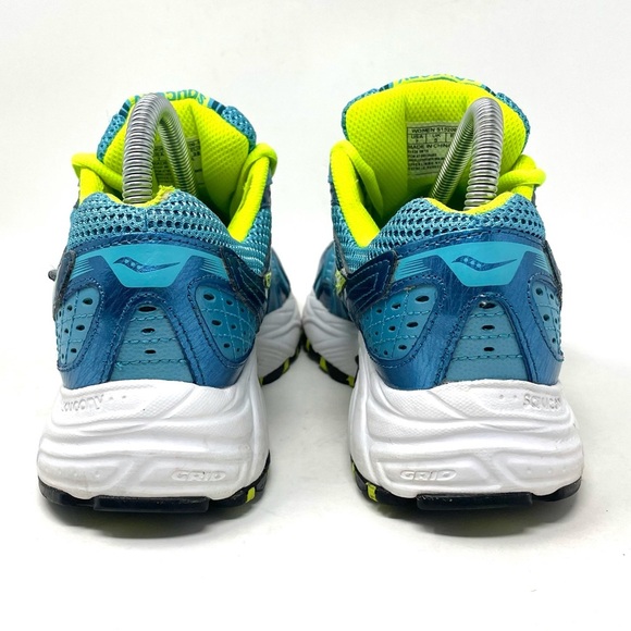 Saucony‎ Oasis 2 Athletic Sneaker Turquoise Blue Yellow Womens 7 - Picture 5 of 9